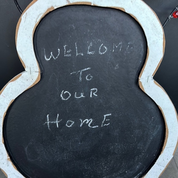 Distressed Snowman Chalkboard Sign - Picture 3 of 6